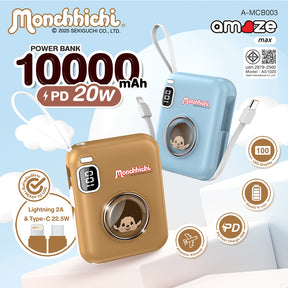 Monchhichi Boy&Girl Power Bank (10000mAh) by Amaze Max
