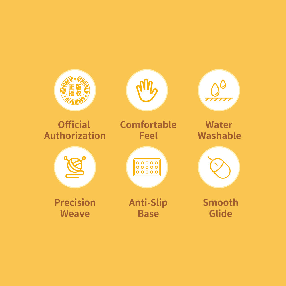 LuLu the Piggy Piggy Can Mouse Pad (Yellow) by Rock