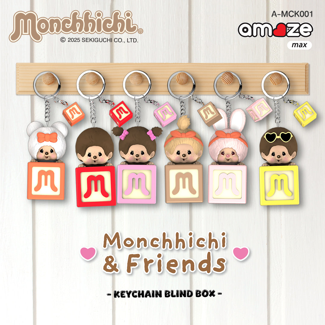 Monchhichi & Friends Keychain Blind Box (1 of 6 pcs.) by Amaze Max
