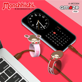 Monchhichi Boy&Girl Cable 3A 120cm (Brown) by Amaze Max