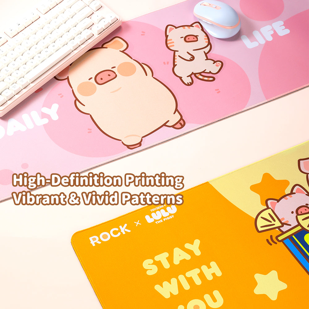 LuLu the Piggy Piggy Can Mouse Pad (Yellow) by Rock