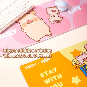 LuLu the Piggy Piggy Can Mouse Pad (Yellow) by Rock