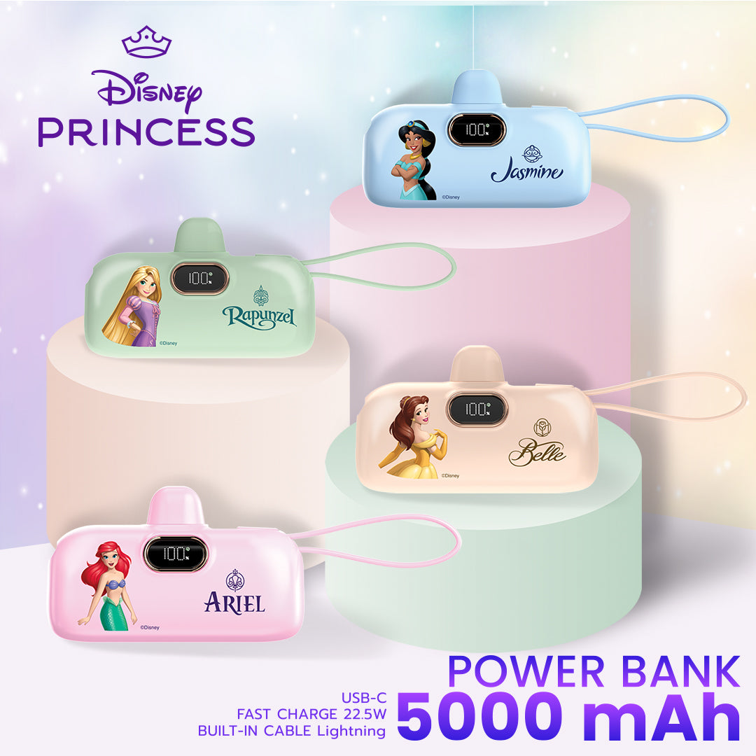 Rapunzel Princess Power Bank Type-C (5000mAh) (Green) by Amaze Max