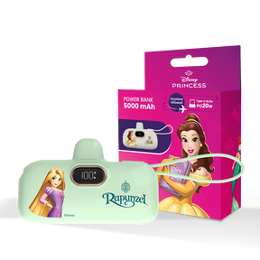 Rapunzel Princess Power Bank Type-C (5000mAh) (Green) by Amaze Max