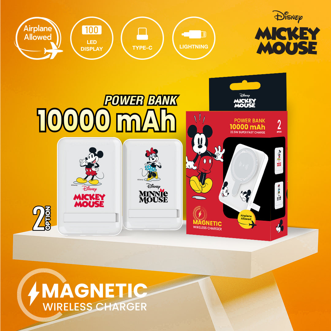 Disney&Pixar Magsafe Power Bank (10000mAh) (White) by Amaze Max