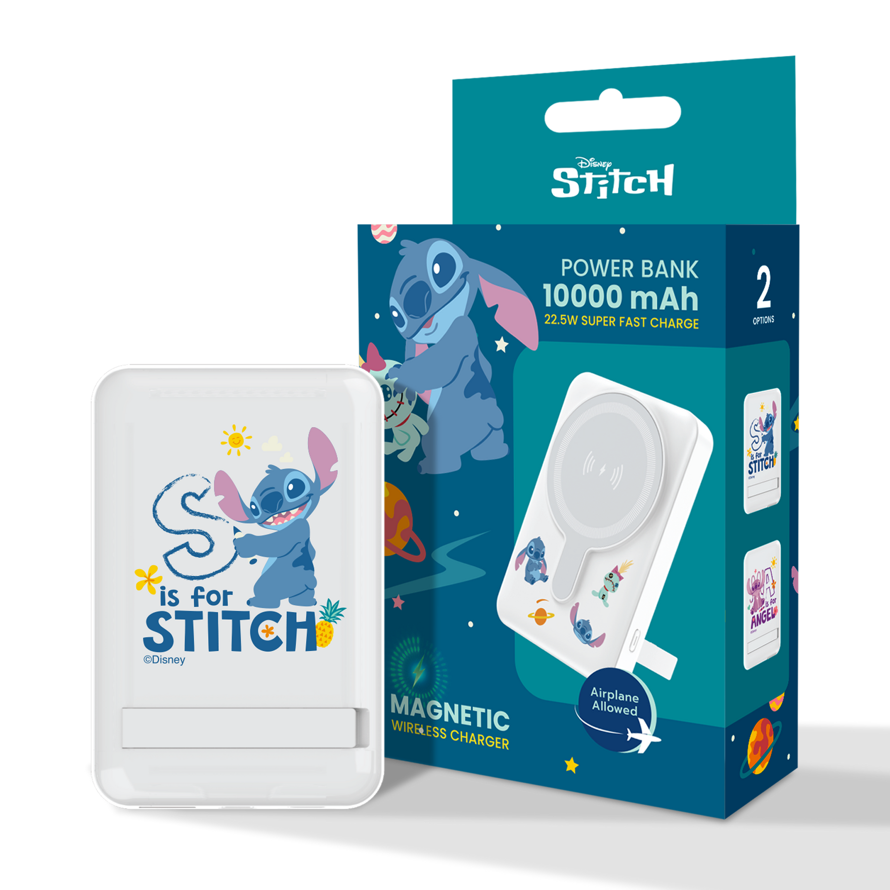 Disney&Pixar Magsafe Power Bank (10000mAh) (White) by Amaze Max