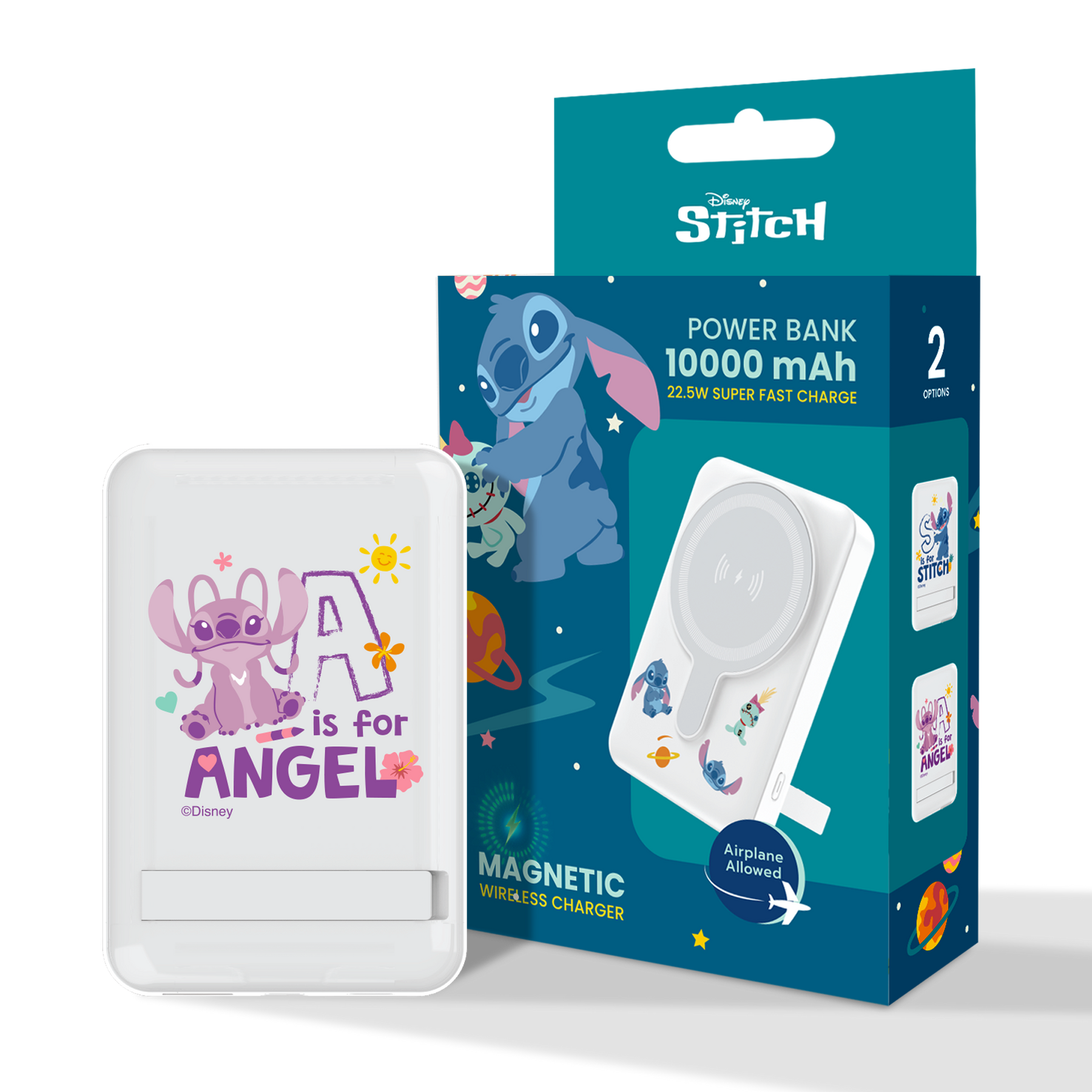 Disney&Pixar Magsafe Power Bank (10000mAh) (White) by Amaze Max