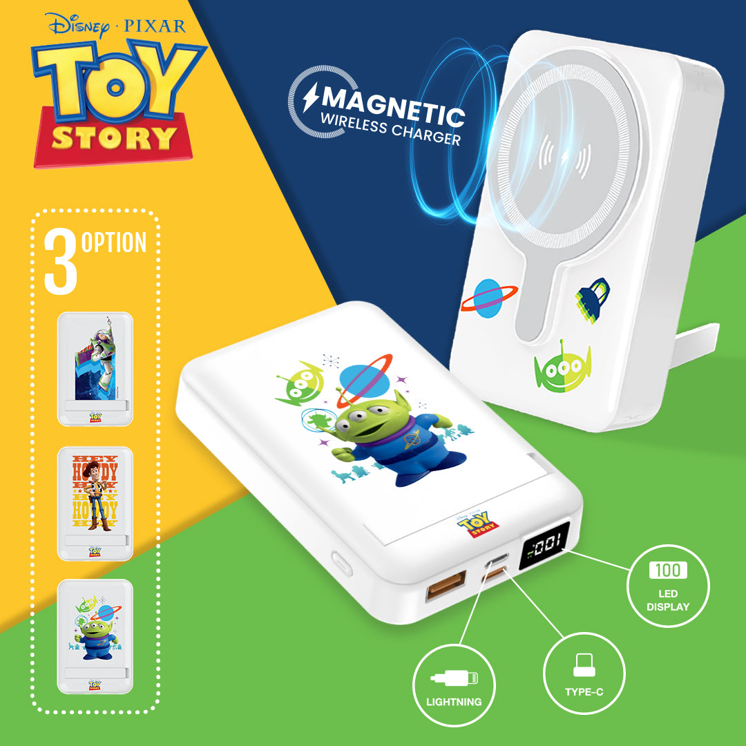 Disney&Pixar Magsafe Power Bank (10000mAh) (White) by Amaze Max