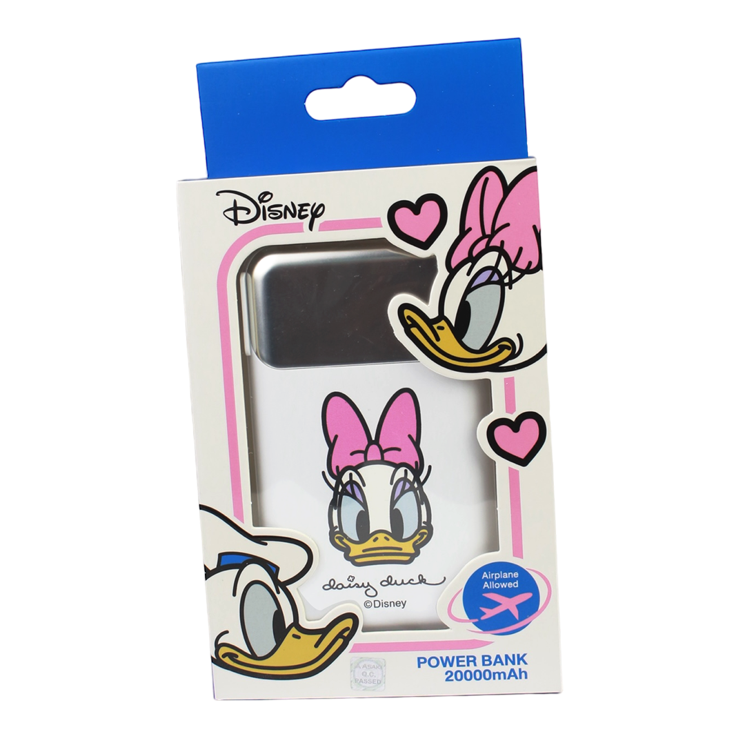 Daisy Duck Mickey Mouse & Friends Power Bank 20000mAh (White) by Asaki