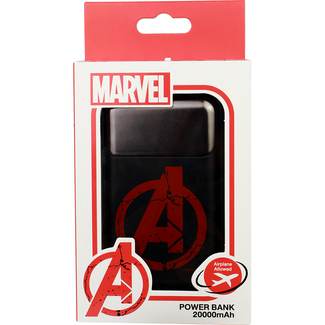 Avenger Marvel Power Bank 20000 mAh (White) by Asaki