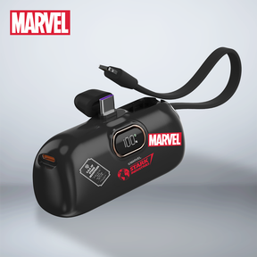 Iron Man Marvel Power Bank Type-C (5000mAh) (Black) by Amaze Max