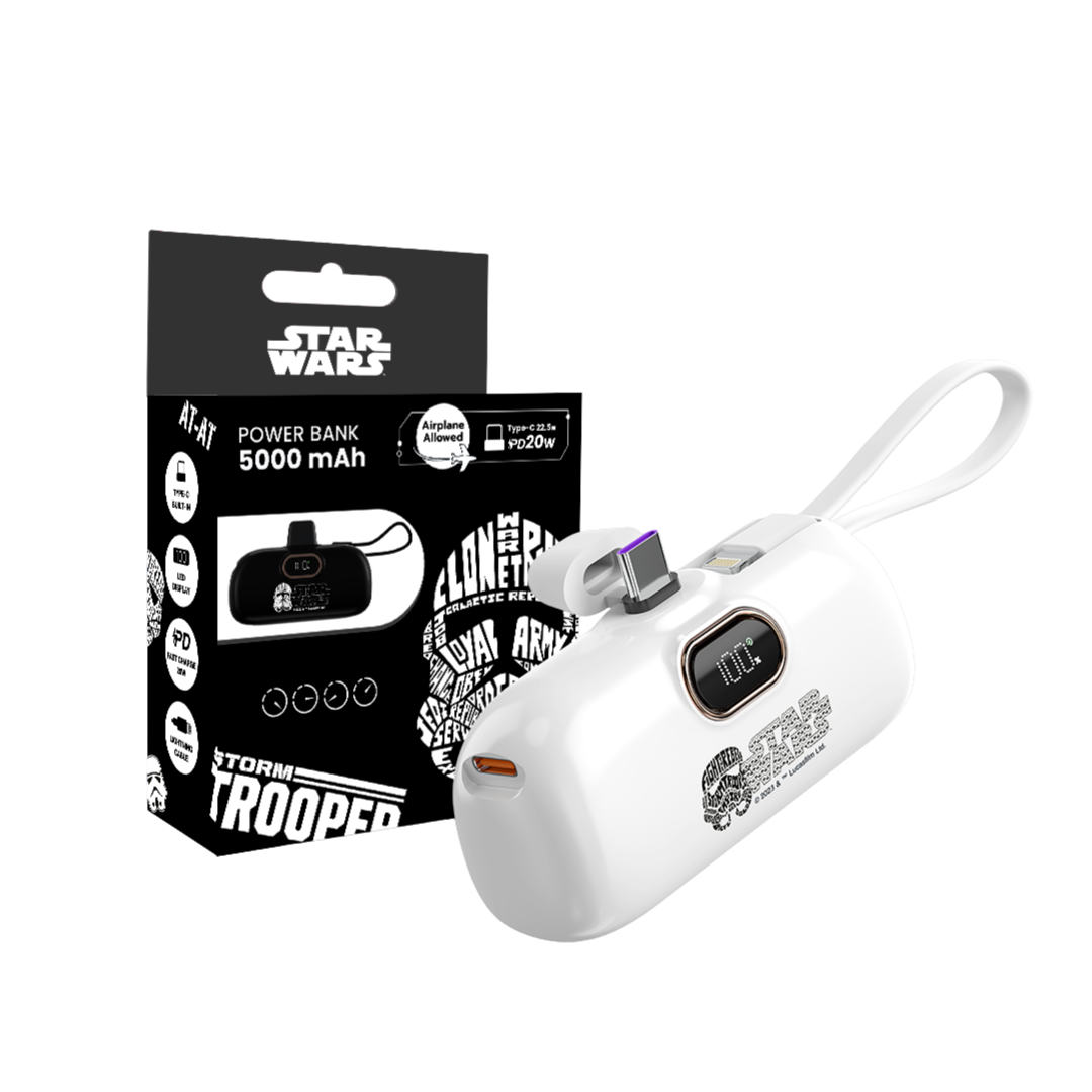 Stormtrooper Star Wars Power Bank Type-C (5000mAh) (White) by Amaze Max