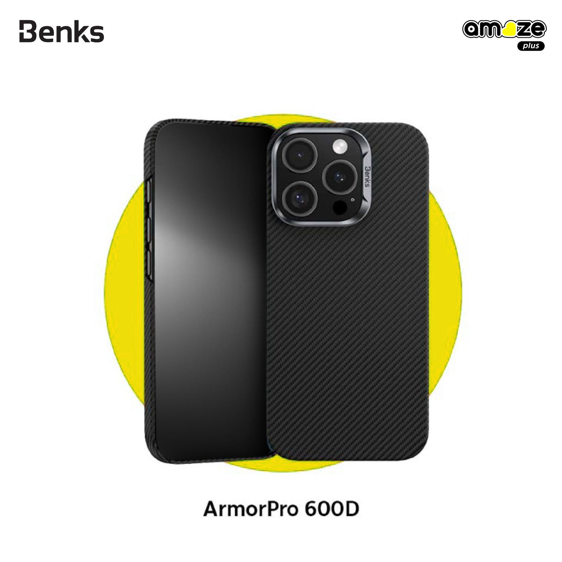 Armor Pro 600D Case (iPhone 16 Pro/16 Pro max) (Black) by Benks
