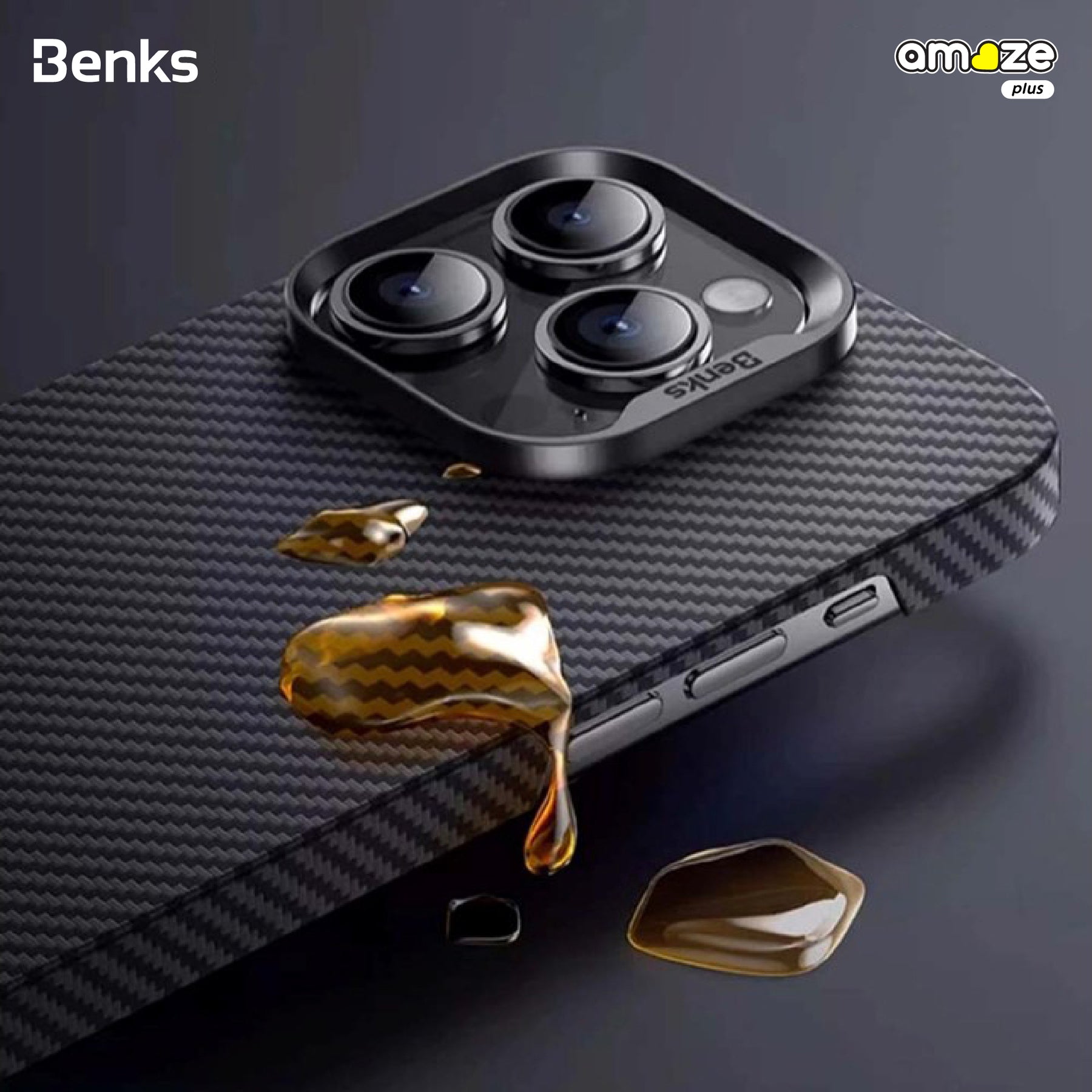 Armor Air 600D Case (iPhone 16 Pro/16 Pro max) (Black) by Benks