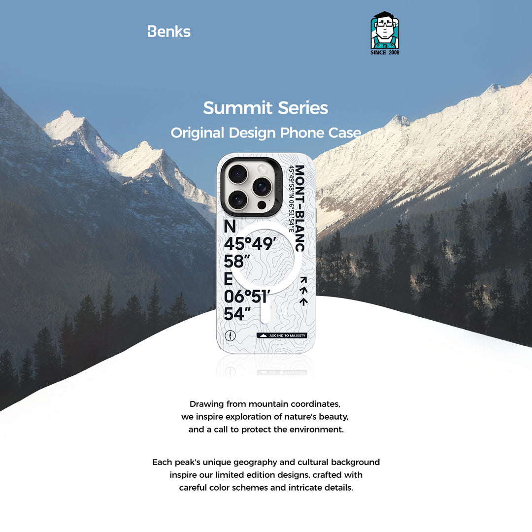 Mt. Blanc Case (iPhone) (White) By Benks