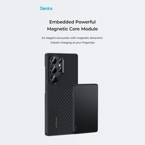 Montage ArmorAir 600D Case (Samsung S25 Ultra) (Black) By Benks