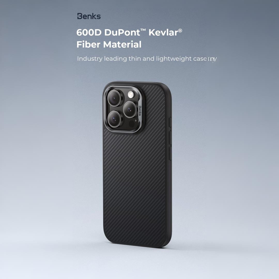 Armor Pro 600D with Camera Button Case (iPhone 16 Pro Max) (Black) by Benks