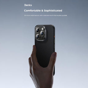 Armor Pro 600D with Camera Button Case (iPhone 16 Pro Max) (Black) by Benks