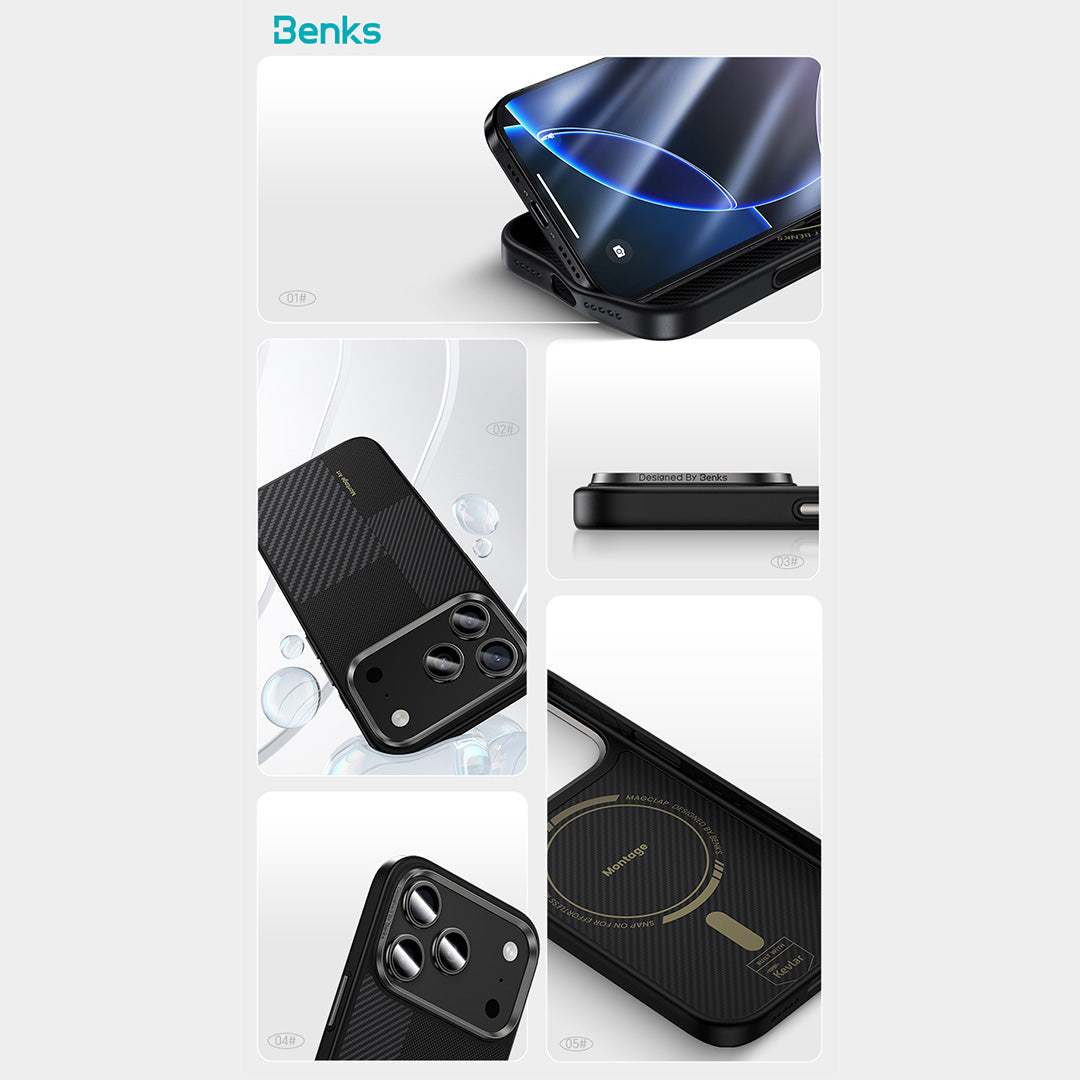 Montage Armor Pro Case (iPhone) (Black) by Benks
