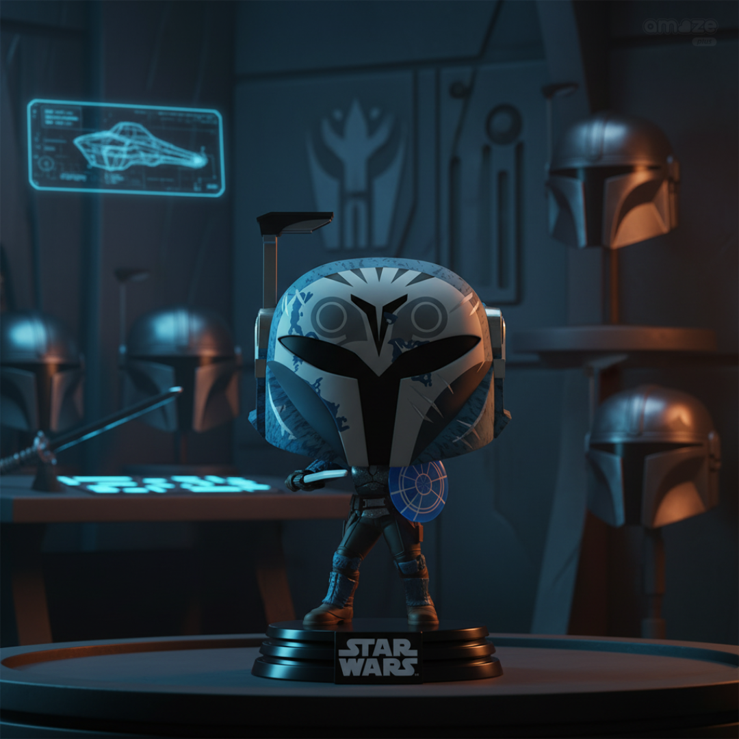 Bo-Katan Kryze พร้อมโล่แห่ง Mandalore™ พลังนักรบหญิงจาก Star Wars ลิขสิทธิ์แท้ Funko Pop! Exclusive หายาก