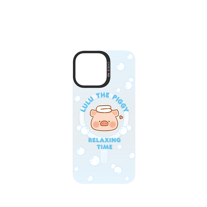 Bubble Piggy Lulu the Piggy Phone Cover (iPhone 13 Pro Max - 16 Pro Max) By Casebang