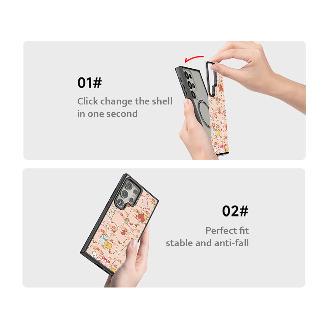 Shopping Piggy Lulu the Piggy Phone Cover (Samsung S24 Ultra) By Casebang