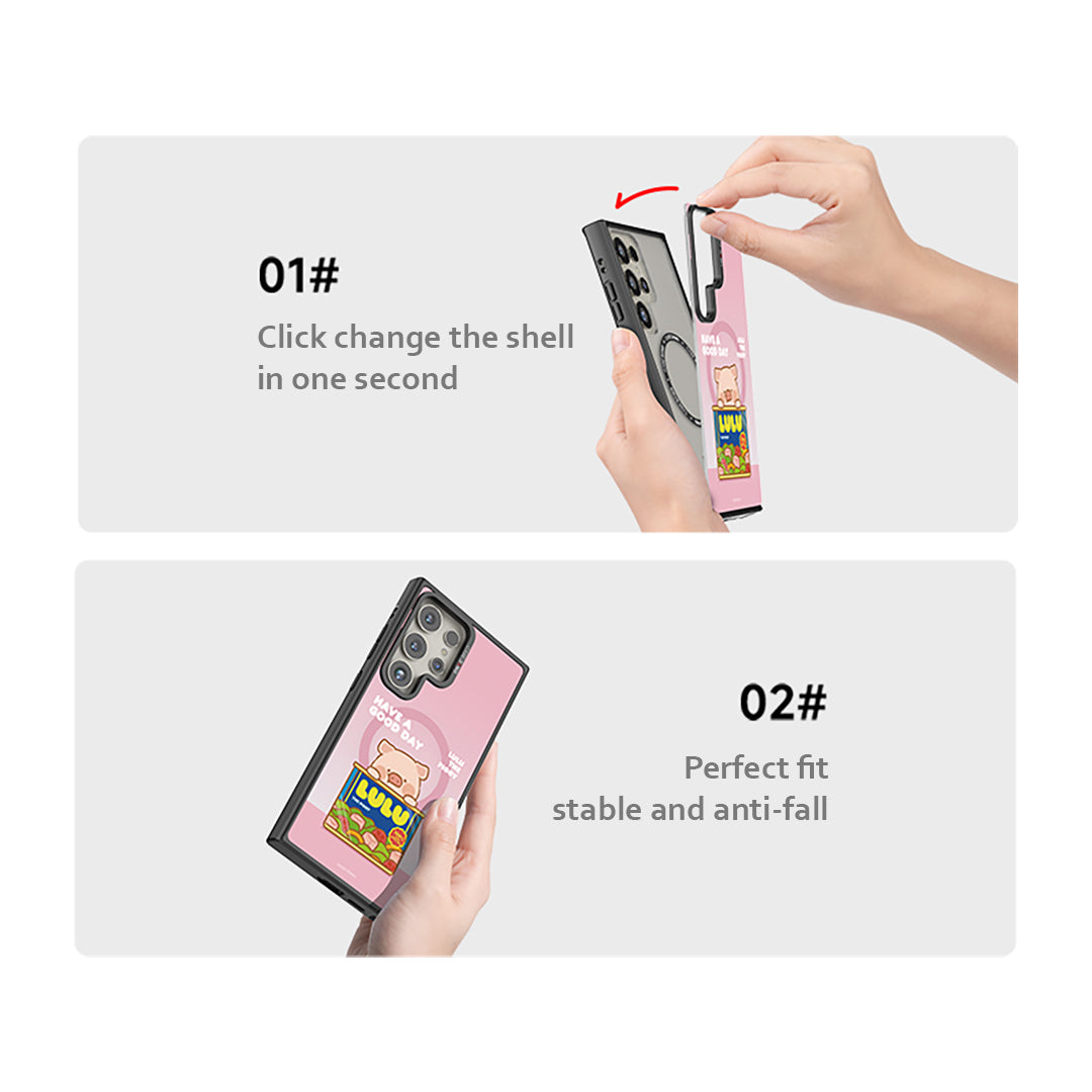 Canned Piggy Lulu the Piggy Phone Cover (Samsung S24 Ultra) By Casebang