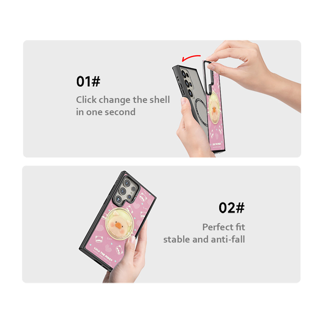 Piggy's Head (3D) Lulu the Piggy Phone Cover (Samsung S24 Ultra) By Casebang