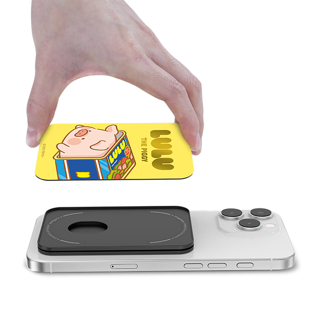 Canned Piggy Lulu the Piggy Wallet Magsafe Stand Cover By Casebang