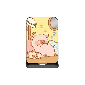 Sleepy Piggy Lulu the Piggy Wallet Magsafe Stand Cover By Casebang