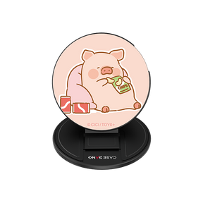 Gluttonous Piggy Lulu the Piggy Griptok Magsafe By Casebang