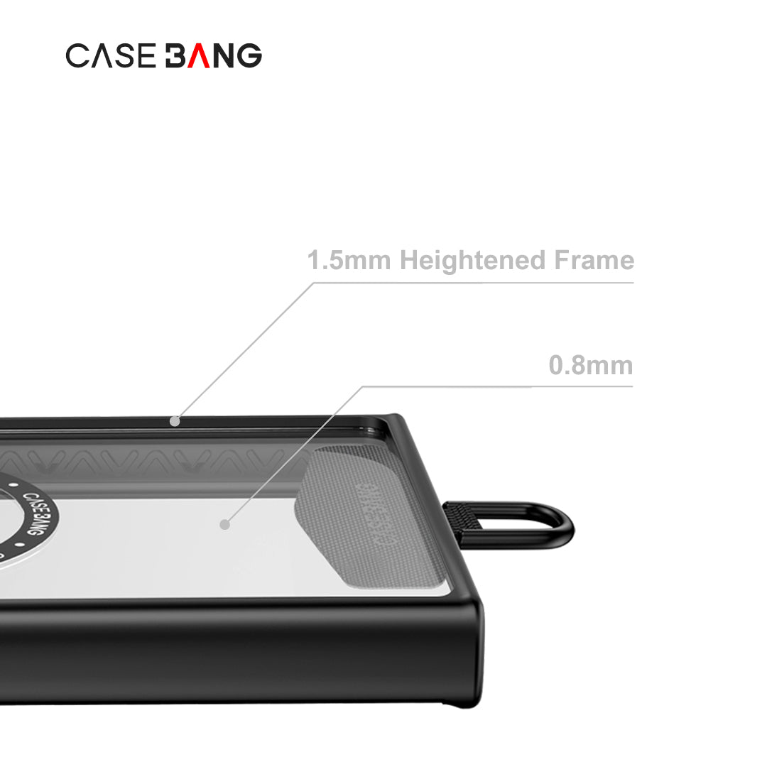 Body Frame Case (Samsung S24 Ultra) (Black) By Casebang