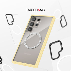 Body Frame Case (Samsung S24 Ultra / S25 Ultra) (Yellow) by Casebang