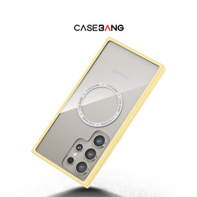 Body Frame Case (Samsung S24 Ultra / S25 Ultra) (Yellow) by Casebang
