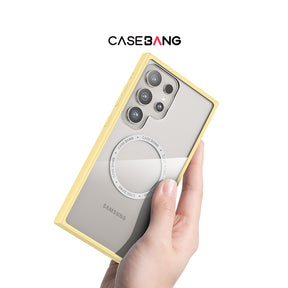 Body Frame Case (Samsung S24 Ultra / S25 Ultra) (Yellow) by Casebang