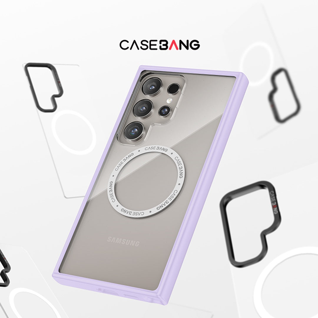 Body Frame Case (Samsung S24 Ultra / S25 Ultra) (Purple) by Casebang