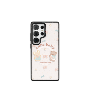 Rabbit and Bear Ballet Trinket Phone Case Cover (Samsung S24 Ultra / S25 Ultra) by Casebang