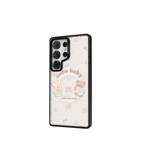 Rabbit and Bear Ballet Trinket Phone Case Cover (Samsung S24 Ultra / S25 Ultra) by Casebang