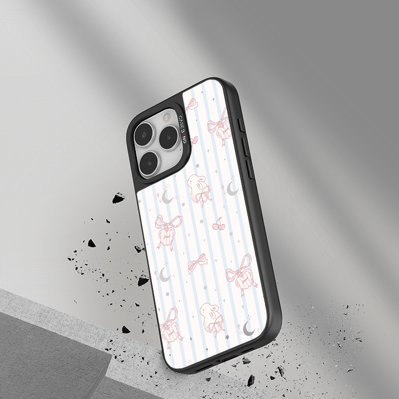 Bow Tie Rabbit Ballet Trinket Integrated Case (iPhone 15 Pro - 16 Pro Max) by Casebang