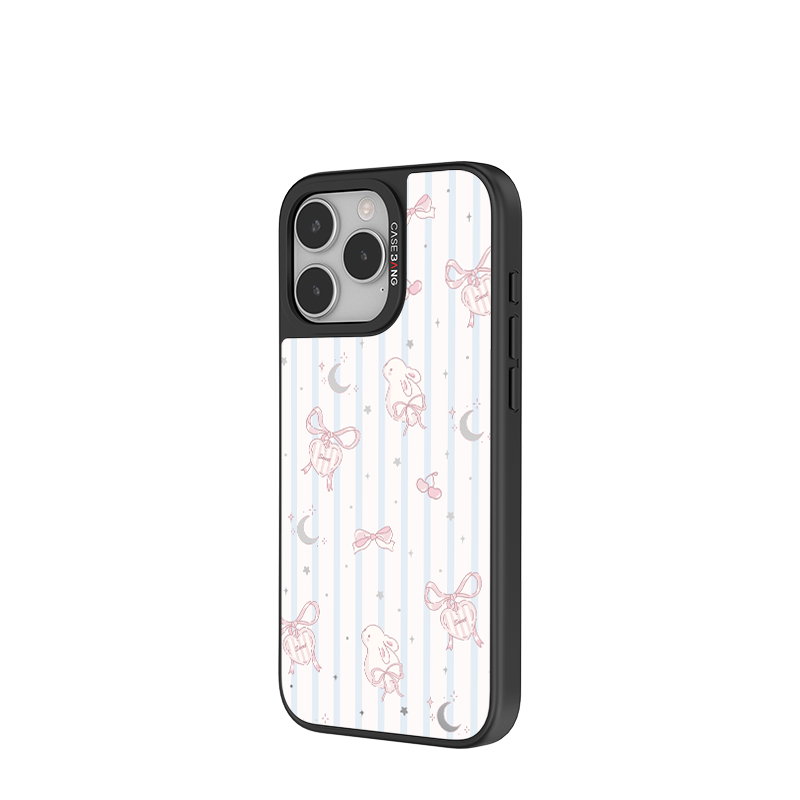 Bow Tie Rabbit Ballet Trinket Integrated Case (iPhone 15 Pro - 16 Pro Max) by Casebang