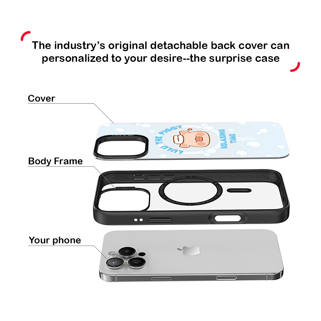 Bubble Piggy Lulu the Piggy Phone Cover (iPhone) By Casebang