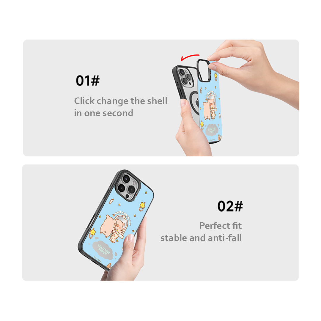 Beautiful Piggy Lulu the Piggy Phone Cover (iPhone) By Casebang