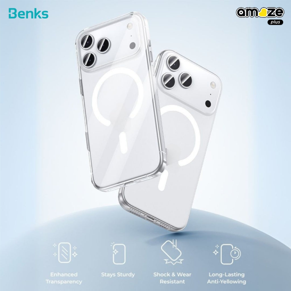 Crystal Case (iPhone 17 Pro - 17 Pro Max) (Transparent) by Benks