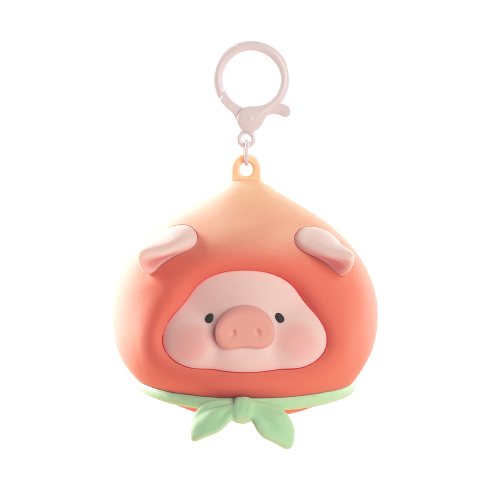 LuLu the Piggy Piggy Peach Silicone Earphone Bag by Rock