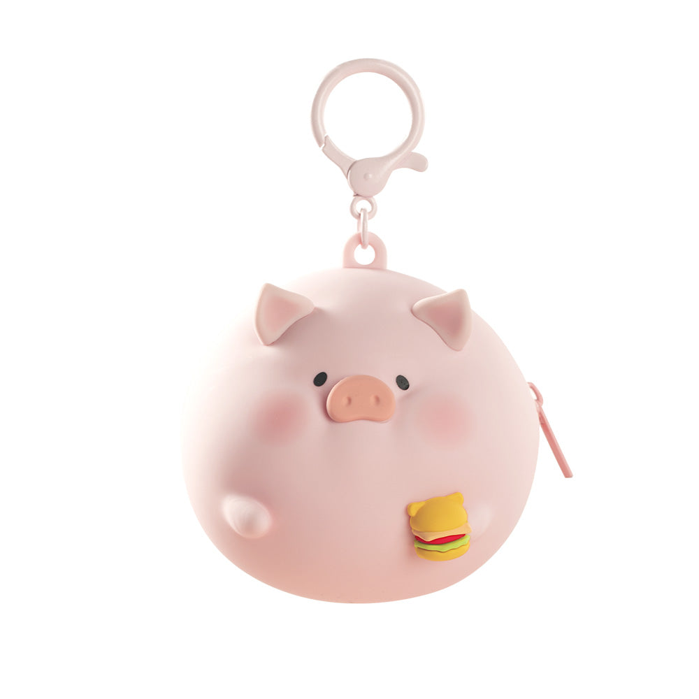 LuLu the Piggy Piggy Peach Silicone Earphone Bag by Rock