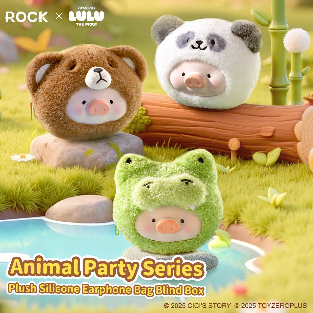 LuLu the Piggy Animal Party Earphone Purse