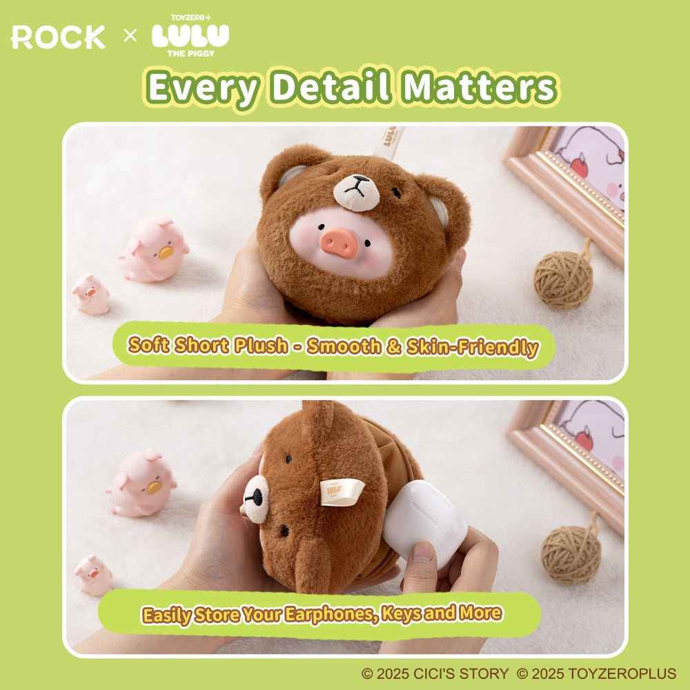 LuLu the Piggy Animal Party Earphone Purse