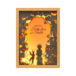 The Little Prince Rose Garden Frame Lamp (Rose Edition) by Martube