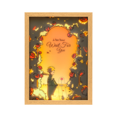 The Little Prince Rose Garden Frame Lamp (Rose Edition) by Martube