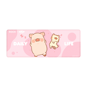 LuLu the Piggy Piggy Can Mouse Pad (Yellow) by Rock